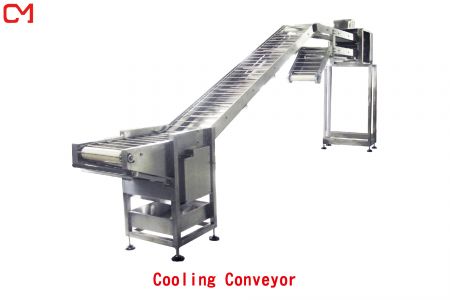 Cooling Conveyor - Stainless Steel Belt Cooling Conveyor.
